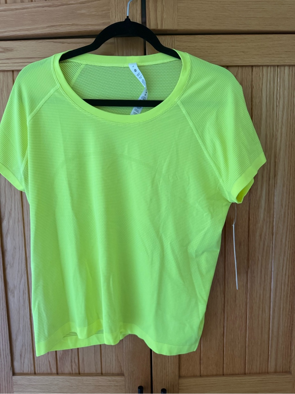 Neon Yellow Lululemon Swiftly Tee